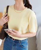 【ディスコート/Discoat】のサラモチ半袖プルオーバー《WEB限定カラーあり》 イエロー|ID: prp329100004508683 ipo3291000000031992596