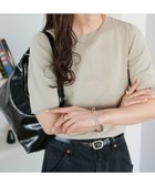 【ディスコート/Discoat】のサラモチ半袖プルオーバー《WEB限定カラーあり》 グレージュ|ID: prp329100004508683 ipo3291000000031992600
