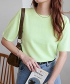 【ディスコート/Discoat】のサラモチ半袖プルオーバー《WEB限定カラーあり》 ライムグリーン|ID: prp329100004508683 ipo3291000000031992603