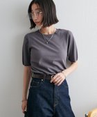 【ディスコート/Discoat】のサラモチ半袖プルオーバー《WEB限定カラーあり》 チャコールグレー|ID: prp329100004508683 ipo3291000000031992610
