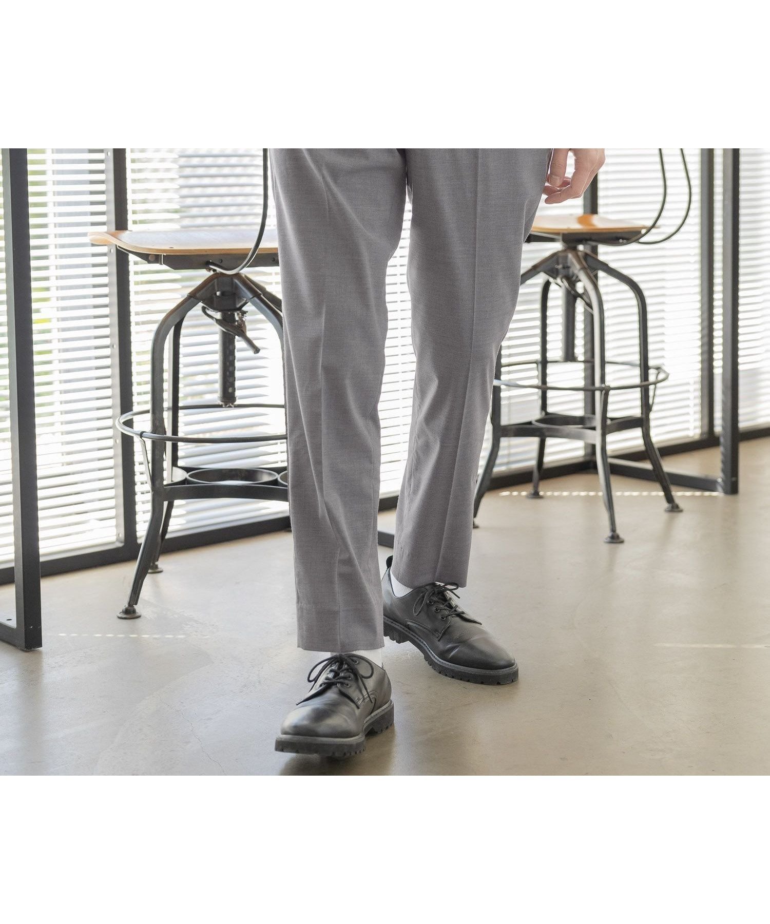 【グローバルワーク/GLOBAL WORK / MEN】のアーバンスラックスAIR/287519 インテリア・キッズ・メンズ・レディースファッション・服の通販 founy(ファニー) 　ファッション　Fashion　メンズファッション　MEN　おすすめ　Recommend　サマー　Summer　ジャケット　Jacket　ストレッチ　Stretch　スラックス　Slacks　セットアップ　Set Up　パターン　Pattern　ボトム　Bottom　ポケット　Pocket　夏　Summer　ミドルグレー15|ID: prp329100004508698 ipo3291000000031829587