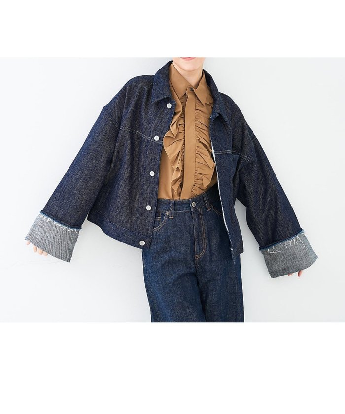 【コレックス/collex】の【collex限定】【KURO/クロ】デニムジャケット インテリア・キッズ・メンズ・レディースファッション・服の通販 founy(ファニー) https://founy.com/ ファッション Fashion レディースファッション WOMEN アウター Coat Outerwear ジャケット Jackets デニムジャケット Denim Jackets コレクション Collection シルバー Silver ジャケット Jacket デニム Denim 人気 Popularity フォルム Form 別注 Special Order |ID: prp329100004508885 ipo3291000000031831940