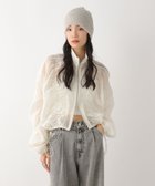 【ヘザー/Heather】のシャーリングシアーブルゾン アイボリー|ID: prp329100004508893 ipo3291000000031832004