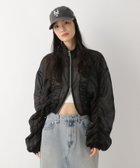 【ヘザー/Heather】のシャーリングシアーブルゾン ブラック|ID: prp329100004508893 ipo3291000000031832007