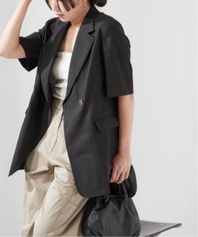 【ジャーナルスタンダード レサージュ/journal standard L'essage】の《追加》リネンハーフスリーブジャケット 人気、トレンドファッション・服の通販 founy(ファニー) ファッション Fashion レディースファッション WOMEN アウター Coat Outerwear ジャケット Jackets 2025年 2025 2025春夏・S/S Ss,Spring/Summer,2025 |ID:prp329100004508923