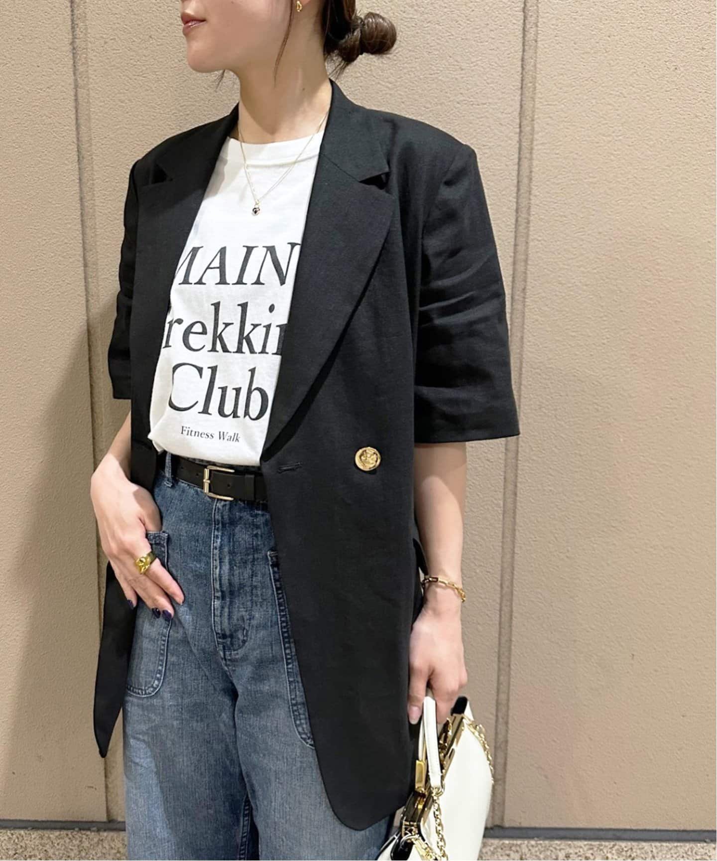 【ジャーナルスタンダード レサージュ/journal standard L'essage】の《追加》リネンハーフスリーブジャケット インテリア・キッズ・メンズ・レディースファッション・服の通販 founy(ファニー) 　ファッション　Fashion　レディースファッション　Fashion for Women　アウター　Coat / Outerwear Collection　レディースジャケット・軽アウター　Jackets　2025年　2025　2025春夏・S/S　Spring/Summer 2025 SS25　ブラック|ID: prp329100004508923 ipo3291000000032692308