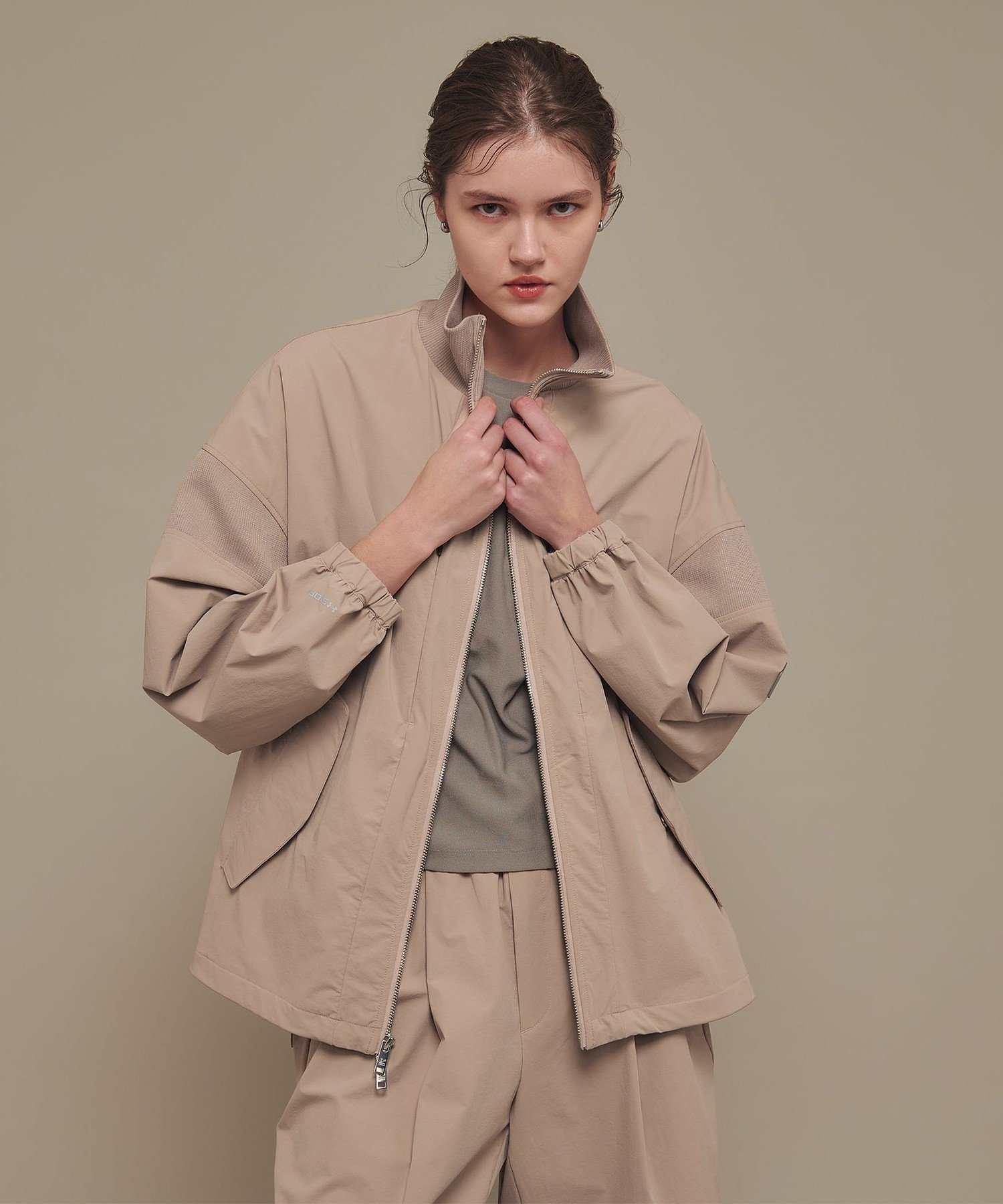 【ユナイテッドアローズ/UNITED ARROWS】のUNITED ARROWS ミリタリー ブルゾン インテリア・キッズ・メンズ・レディースファッション・服の通販 founy(ファニー) 　ファッション　Fashion　レディースファッション　WOMEN　アウター　Coat Outerwear　ブルゾン　Blouson/Jackets　コレクション　Collection　シリコン　Silicon　シンプル　Simple　ストレッチ　Stretch　ドローコード　Draw Cord　ファブリック　Fabric　ブルゾン　Blouson　ミリタリー　Military　SHERBET|ID: prp329100004508925 ipo3291000000031832269