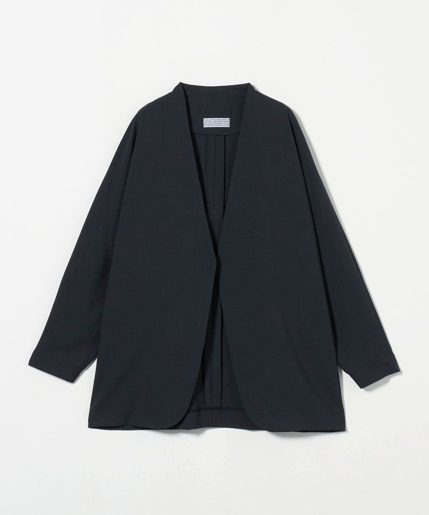 【ユナイテッドアローズ/UNITED ARROWS】のD.O UNITED ARROWS BY DAISUKE OBANA for WOMEN H/T D/SL C/LESS JACKET/ジャケット インテリア・キッズ・メンズ・レディースファッション・服の通販 founy(ファニー) 　ファッション　Fashion　レディースファッション　WOMEN　アウター　Coat Outerwear　ジャケット　Jackets　インナー　Inner　エレガント 上品　Elegant　カーディガン　Cardigan　コレクション　Collection　ジャケット　Jacket　セットアップ　Set Up　バランス　Balance　フラット　Flat　ワイド　Wide　おすすめ　Recommend　NAVY|ID: prp329100004508930 ipo3291000000031832301