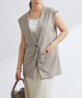 【アンディコール/un dix cors】の《オンオフ着まわせる》ドライジョーゼットベスト 人気、トレンドファッション・服の通販 founy(ファニー) ファッション Fashion レディースファッション WOMEN アウター Coat Outerwear トップス・カットソー Tops/Tshirt ベスト/ジレ Gilets/Vests インナー Inner ウェーブ Wave 春 Spring カットソー Cut And Sew キャミソール Camisole シルケット Mercerization シンプル Simple ストレート Straight スマート Smart タンク Tank フィット Fit プリント Print ベスト Vest ボックス Box ポケット Pocket おすすめ Recommend 夏 Summer |ID:prp329100004508931