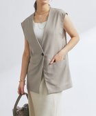 【アンディコール/un dix cors】の《オンオフ着まわせる》ドライジョーゼットベスト 人気、トレンドファッション・服の通販 founy(ファニー) ファッション Fashion レディースファッション WOMEN アウター Coat Outerwear トップス・カットソー Tops/Tshirt ベスト/ジレ Gilets/Vests インナー Inner ウェーブ Wave 春 Spring カットソー Cut And Sew キャミソール Camisole シルケット Mercerization シンプル Simple ストレート Straight スマート Smart タンク Tank フィット Fit プリント Print ベスト Vest ボックス Box ポケット Pocket おすすめ Recommend 夏 Summer thumbnail グレージュ|ID: prp329100004508931 ipo3291000000031832306