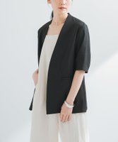 【アーバンリサーチ/URBAN RESEARCH】の『UR TECH DRYLUXE』 ハーフスリーブジャケット 人気、トレンドファッション・服の通販 founy(ファニー) ファッション Fashion レディースファッション WOMEN アウター Coat Outerwear ジャケット Jackets 吸水 Water Absorption ジャケット Jacket タンク Tank デニム Denim バランス Balance フロント Front リネン Linen S/S・春夏 Ss・Spring/Summer おすすめ Recommend 夏 Summer エレガント 上品 Elegant 2025年 2025 2025春夏・S/S Ss,Spring/Summer,2025 |ID:prp329100004508943