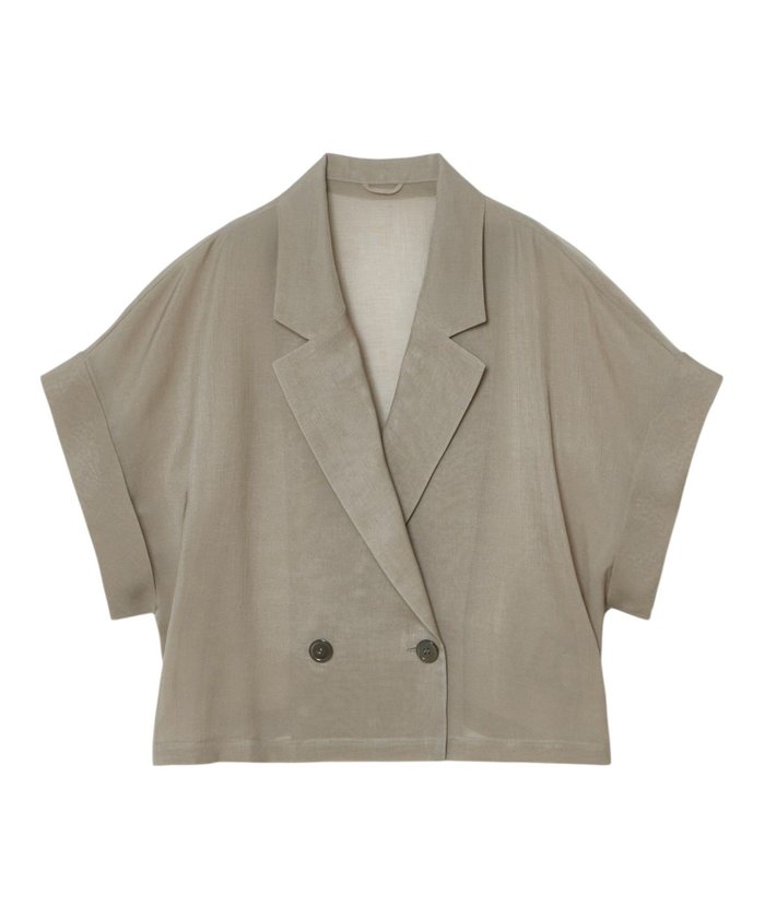 【アナイ/ANAYI】のシアーオーガンフレンチスリーブ ジャケット インテリア・キッズ・メンズ・レディースファッション・服の通販 founy(ファニー) https://founy.com/ ファッション Fashion レディースファッション WOMEN アウター Coat Outerwear ジャケット Jackets オーガンジー Organdy ショルダー Shoulder ショート Short ジャケット Jacket スマート Smart テーラード Tailored バランス Balance S/S・春夏 Ss・Spring/Summer 再入荷 Restock/Back In Stock/Re Arrival 夏 Summer |ID: prp329100004508947 ipo3291000000031832441