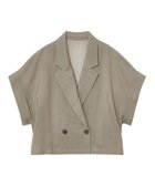 【アナイ/ANAYI】のシアーオーガンフレンチスリーブ ジャケット mocha|ID: prp329100004508947 ipo3291000000031832443