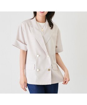 【ジャイロ/JAYRO】の半袖テーラードジャケット 人気、トレンドファッション・服の通販 founy(ファニー) ファッション Fashion レディースファッション WOMEN アウター Coat Outerwear ジャケット Jackets テーラードジャケット Tailored Jackets おすすめ Recommend キャミワンピース Cami Dress ポケット Pocket 半袖 Short Sleeve 夏 Summer 春 Spring S/S・春夏 Ss・Spring/Summer 羽織 Haori |ID:prp329100004508988
