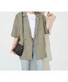 【フリークスストア/FREAK'S STORE】の麻調 ダブルテーラード 半袖 ジャケット【限定展開】 25SS グレー|ID: prp329100004509002 ipo3291000000032720912