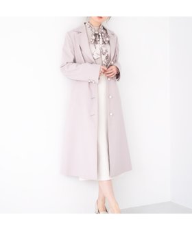 【ミッシュマッシュ/MISCH MASCH】の【2024春夏新作】シングルパールコート/MM418603 人気、トレンドファッション・服の通販 founy(ファニー) ファッション Fashion レディースファッション WOMEN アウター Coat Outerwear コート Coats 2024年 2024 2024春夏・S/S Ss,Spring/Summer,2024 パール Pearl フェミニン Feminine フロント Front 夏 Summer 春 Spring S/S・春夏 Ss・Spring/Summer |ID:prp329100004509005