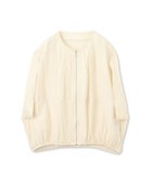 【ロートレ アモン/LAUTRE AMONT】の【WEB限定】スリットスリーブノーカラーブルゾン≪手洗い可能≫ ホワイト|ID: prp329100004509008 ipo3291000000032047506