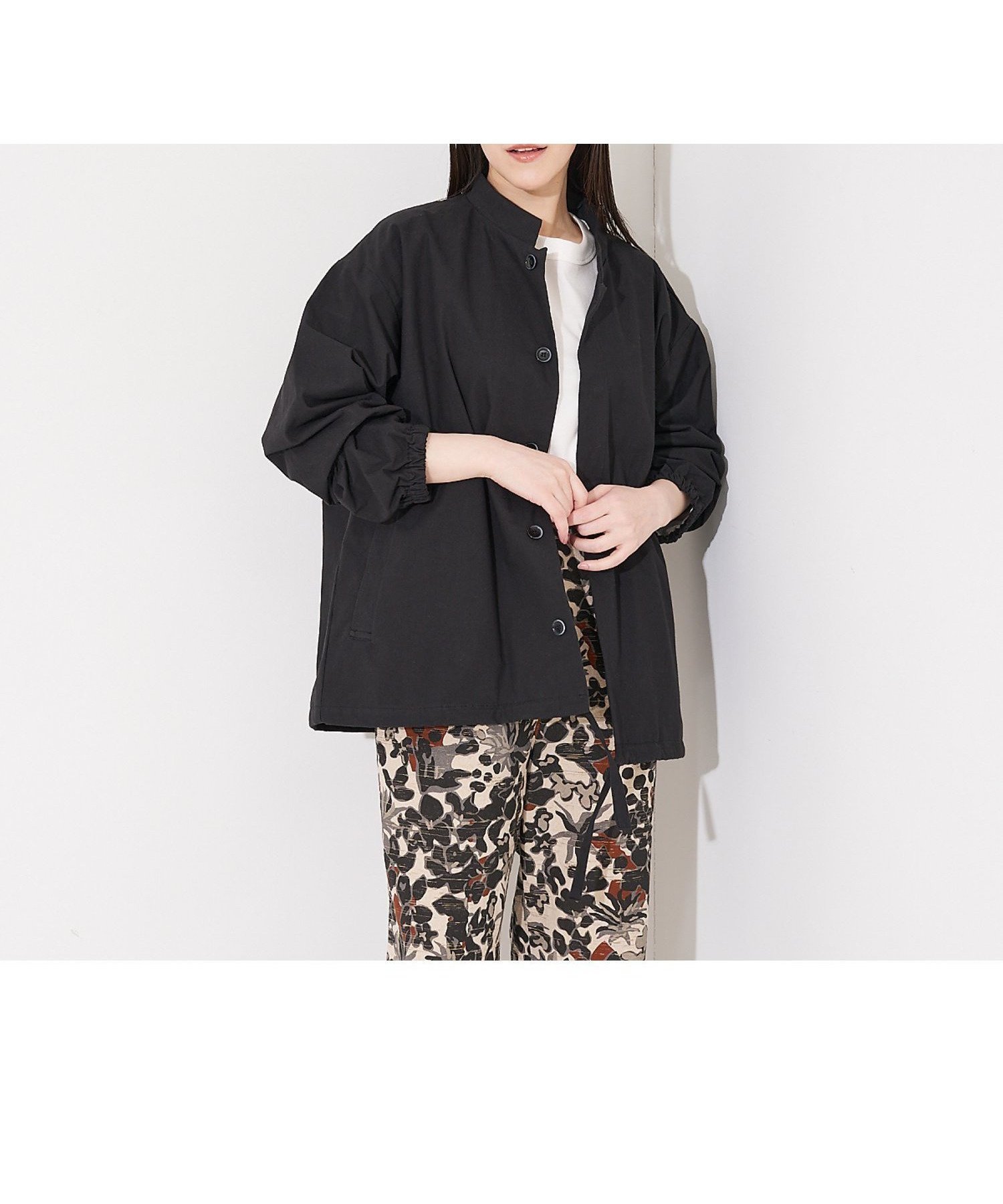【コレックス/collex】の【yarmo】 Drawstring Jacket/ドローストリングジャケット インテリア・キッズ・メンズ・レディースファッション・服の通販 founy(ファニー) 　ファッション　Fashion　レディースファッション　WOMEN　アウター　Coat Outerwear　ジャケット　Jackets　ドローコード　Draw Cord　ブラック|ID: prp329100004509012 ipo3291000000031832805