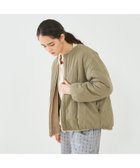 【コレックス/collex】の【一部WEB限定カラー】タフタ*ボア リバーシブル中綿ブルゾン カーキ|ID: prp329100004509013 ipo3291000000031832824