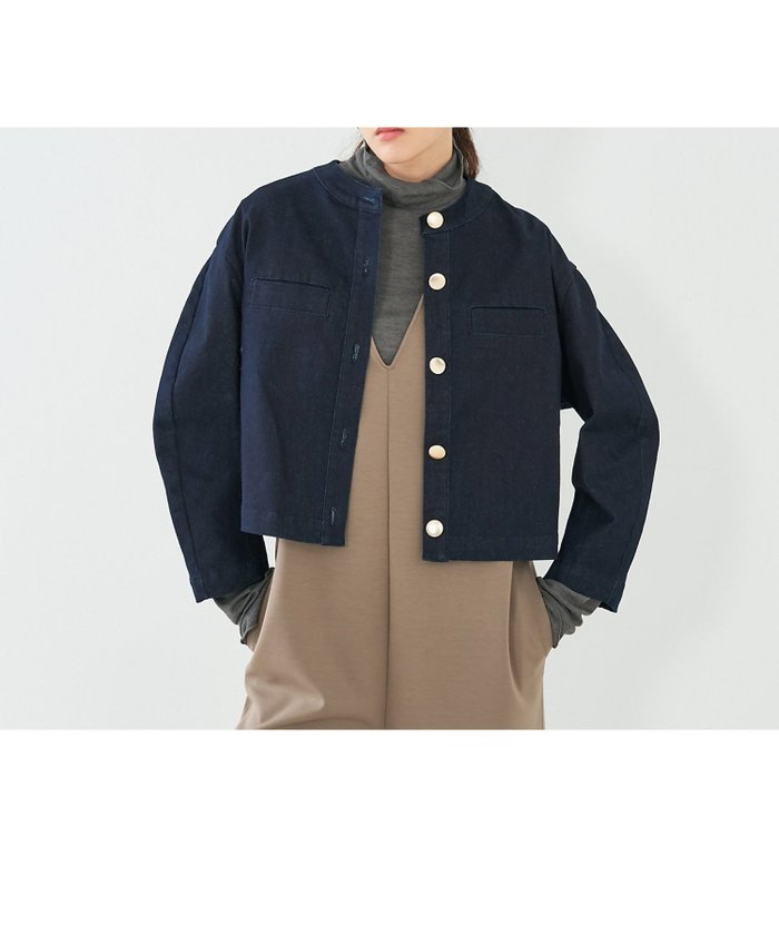 【コレックス/collex】のストレッチデニムジャケット インテリア・キッズ・メンズ・レディースファッション・服の通販 founy(ファニー) https://founy.com/ ファッション Fashion レディースファッション WOMEN アウター Coat Outerwear ジャケット Jackets デニムジャケット Denim Jackets おすすめ Recommend インナー Inner ジャケット Jacket スタンド Stand ストレッチ Stretch タートル Turtle デニム Denim ラウンド Round レギュラー Regular 秋 Autumn/Fall |ID: prp329100004509014 ipo3291000000031832832
