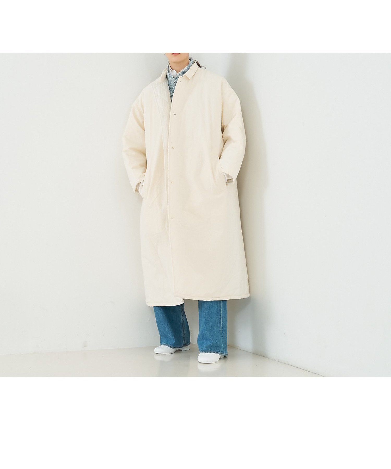 【コレックス/collex】の【yarmo/ヤーモ】Quilting Lab Coat キルティングラボコート インテリア・キッズ・メンズ・レディースファッション・服の通販 founy(ファニー) 　ファッション　Fashion　レディースファッション　WOMEN　アウター　Coat Outerwear　コート　Coats　アウトドア　Outdoor　キルティング　Quilting　バランス　Balance　定番　Standard　オフホワイト|ID: prp329100004509015 ipo3291000000031832844