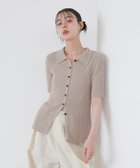 【リアン/Lian】のミックスサマーポロニット 人気、トレンドファッション・服の通販 founy(ファニー) ファッション Fashion レディースファッション WOMEN トップス・カットソー Tops/Tshirt ニット Knit Tops トレンド Trend リブニット Rib Knit 夏 Summer 春 Spring S/S・春夏 Ss・Spring/Summer thumbnail アイボリー|ID: prp329100004509035 ipo3291000000031996032