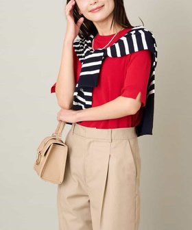 【アー ヴェー ヴェー/a.v.v】の【洗える/UVカット】クルーネックニット 人気、トレンドファッション・服の通販 founy(ファニー) ファッション Fashion レディースファッション WOMEN トップス・カットソー Tops/Tshirt ニット Knit Tops インナー Inner 洗える Washable ジャケット Jacket スリット Slit 定番 Standard なめらか Smooth 人気 Popularity ベーシック Basic ボトム Bottom 再入荷 Restock/Back In Stock/Re Arrival おすすめ Recommend エレガント 上品 Elegant ビジネス 仕事 通勤 Business |ID:prp329100004509078
