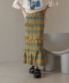 【ローリーズファーム/LOWRYS FARM】の【WEB先行 】【SETUP着用可能】チェックシャーリングスカート イエローチェック|ID: prp329100004509484 ipo3291000000031923764
