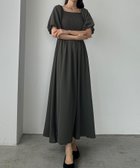 【ジュノア/JUNOAH】のLouere パフスリーブワンピース ダークグレー|ID: prp329100004509557 ipo3291000000031943666