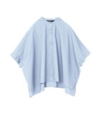 【マーコート/MARcourt】のmizuiro ind スタンドカラーワイドシャツ 人気、トレンドファッション・服の通販 founy(ファニー) ファッション Fashion レディースファッション WOMEN トップス・カットソー Tops/Tshirt シャツ/ブラウス Shirts/Blouses シンプル Simple スタンダード Standard スリット Slit タイプライター Typewriter ベーシック Basic ポケット Pocket ワイド Wide 無地 Plain Color thumbnail サックス|ID: prp329100004509626 ipo3291000000032361007