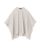 【マーコート/MARcourt】のmizuiro ind スタンドカラーワイドシャツ 人気、トレンドファッション・服の通販 founy(ファニー) ファッション Fashion レディースファッション WOMEN トップス・カットソー Tops/Tshirt シャツ/ブラウス Shirts/Blouses シンプル Simple スタンダード Standard スリット Slit タイプライター Typewriter ベーシック Basic ポケット Pocket ワイド Wide 無地 Plain Color thumbnail ライトグレー|ID: prp329100004509626 ipo3291000000032361009