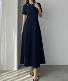 【ジュノア/JUNOAH】のLouere 【選べる】ポロワンピース(セミフレア/Iライン) Aネイビー|ID: prp329100004509640 ipo3291000000031842997