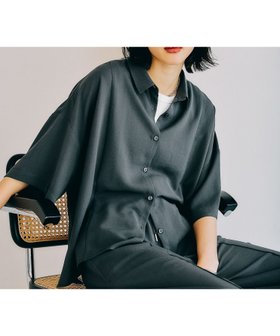 【レプシィム ローリーズファーム/LEPSIM LOWRYS FARM】のマルチメリット5分袖シャツ 人気、トレンドファッション・服の通販 founy(ファニー) ファッション Fashion レディースファッション Fashion for Women トップス・カットソー Cut & Sew Tops シャツ・ブラウス・オフィスカジュアル Elegant Blouses & Button-Ups おすすめ Recommended / Our Picks シンプル Simple, Minimal スリット Slit, Slit Detail セットアップ Set-Up, Coordinated Outfit リラックス Relax, Relaxed Fit 吸水 Absorbent, Quick-Dry 定番 Standard, Basic Item |ID:prp329100004509759