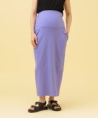 【その他のブランド/Other】の【産前・産後対応】マタニティ/リブナロースカート パープル95|ID: prp329100004509847 ipo3291000000031846842