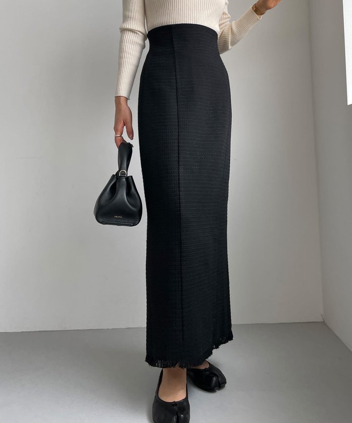 【ジュノア/JUNOAH】のLouere ツイードペンシルスカート インテリア・キッズ・メンズ・レディースファッション・服の通販 founy(ファニー) https://founy.com/ ファッション Fashion レディースファッション WOMEN スカート Skirt |ID: prp329100004510134 ipo3291000000031996572