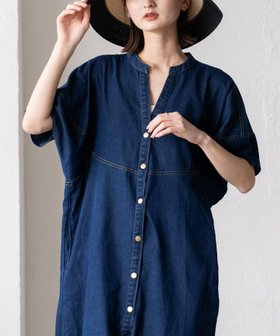 【ヴィータフェリーチェ/VitaFelice】のランタンスリーブデニムワンピース 人気、トレンドファッション・服の通販 founy(ファニー) ファッション Fashion レディースファッション WOMEN ワンピース Dress おすすめ Recommend スタイリッシュ Stylish スリーブ Sleeve デニム Denim ブルゾン Blouson 夏 Summer 春 Spring S/S・春夏 Ss・Spring/Summer 羽織 Haori |ID:prp329100004510183