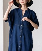 【ヴィータフェリーチェ/VitaFelice】のランタンスリーブデニムワンピース 人気、トレンドファッション・服の通販 founy(ファニー) ファッション Fashion レディースファッション WOMEN ワンピース Dress おすすめ Recommend スタイリッシュ Stylish スリーブ Sleeve デニム Denim ブルゾン Blouson 夏 Summer 春 Spring S/S・春夏 Ss・Spring/Summer 羽織 Haori thumbnail インディゴ|ID: prp329100004510183 ipo3291000000031977405
