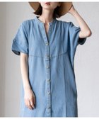 【ヴィータフェリーチェ/VitaFelice】のランタンスリーブデニムワンピース 人気、トレンドファッション・服の通販 founy(ファニー) ファッション Fashion レディースファッション WOMEN ワンピース Dress おすすめ Recommend スタイリッシュ Stylish スリーブ Sleeve デニム Denim ブルゾン Blouson 夏 Summer 春 Spring S/S・春夏 Ss・Spring/Summer 羽織 Haori thumbnail ライトブルー|ID: prp329100004510183 ipo3291000000031977407