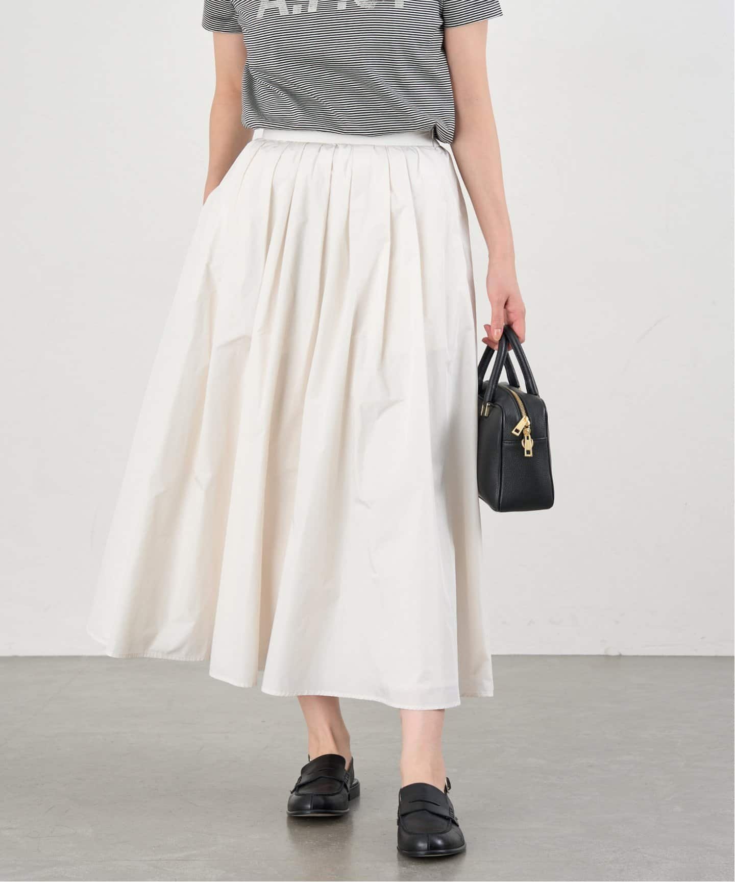 【イエナ/IENA】の《追加》タフタフレアスカート インテリア・キッズ・メンズ・レディースファッション・服の通販 founy(ファニー) 　ファッション　Fashion　レディースファッション　WOMEN　スカート　Skirt　Aライン/フレアスカート　Flared A-Line Skirts　2025年　2025　2025春夏・S/S　Ss,Spring/Summer,2025　ホワイト|ID: prp329100004510212 ipo3291000000031852940
