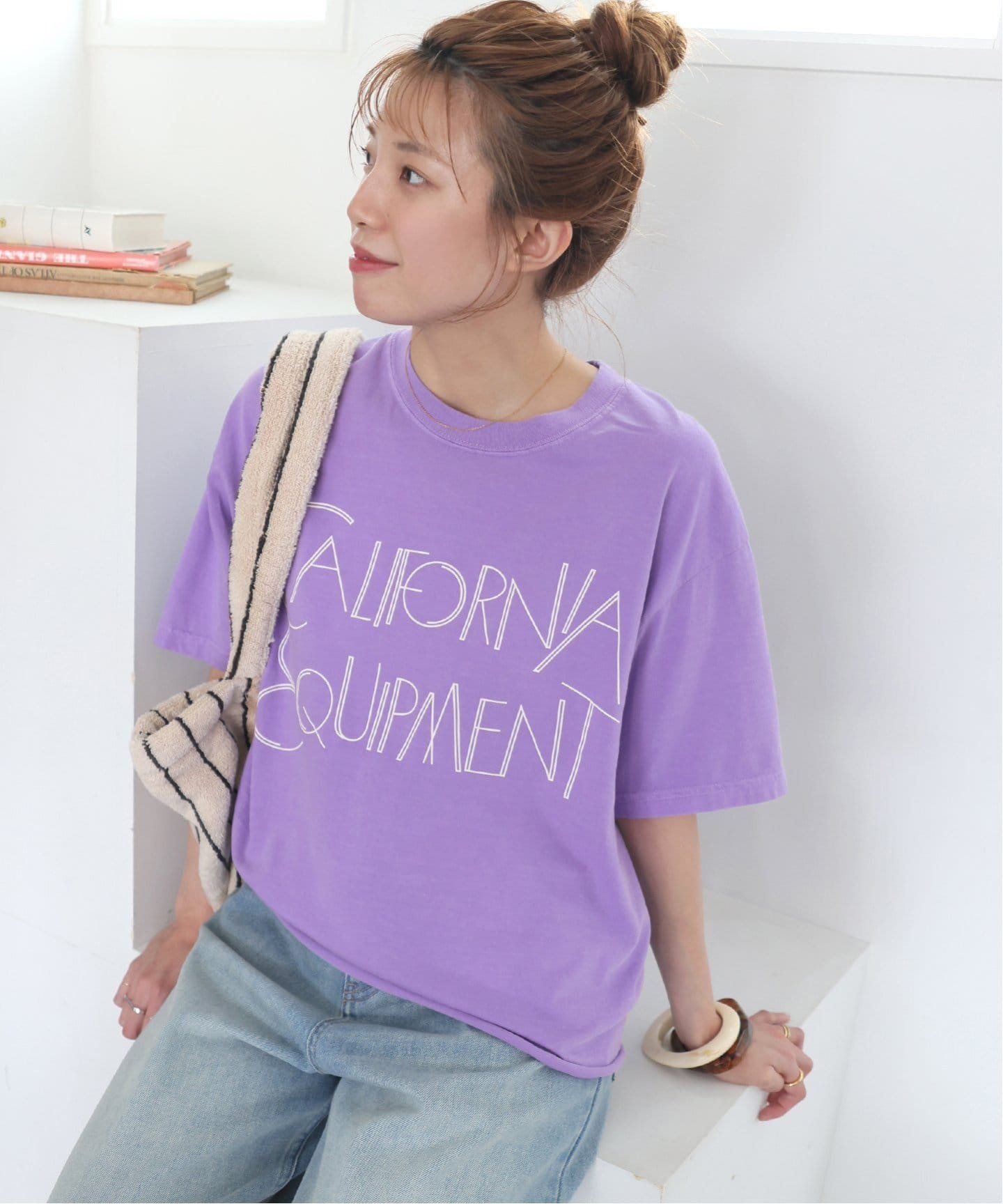 【ジャーナルスタンダード レリューム/JOURNAL STANDARD relume】の【THE DAY ON THE BEACH】カットオフTシャツ インテリア・キッズ・メンズ・レディースファッション・服の通販 founy(ファニー) 　ファッション　Fashion　レディースファッション　WOMEN　トップス・カットソー　Tops/Tshirt　シャツ/ブラウス　Shirts/Blouses　ロング / Tシャツ　T-Shirts　2025年　2025　2025春夏・S/S　Ss,Spring/Summer,2025　カットオフ　Cut Off　カリフォルニア　California　コレクション　Collection　シンプル　Simple　ビーチ　Beach　モダン　Modern　リラックス　Relax　A/W・秋冬　Aw・Autumn/Winter・Fw・Fall-Winter　パープル D|ID: prp329100004510504 ipo3291000000032383335