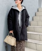 【ノーリーズ/NOLLEY'S】の【WEB限定】【TAION/タイオン】ノーカラーボアコート(リバーシブル) 24AW ブラック|ID: prp329100004511165 ipo3291000000031992083