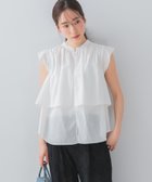 【アーバンリサーチ ロッソ/URBAN RESEARCH ROSSO】のF by ROSSO コットンボイルレイヤードブラウス OFF WHITE|ID: prp329100004511215 ipo3291000000031994495