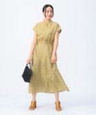 【ビームス ハート/BEAMS HEART】のウエストドロスト フラワー柄 ワンピース(S~M) BEIGE|ID: prp329100004511300 ipo3291000000032671184