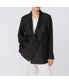 【イネド/INED】のオーガンジーシースルージャケット 人気、トレンドファッション・服の通販 founy(ファニー) ファッション Fashion レディースファッション Fashion for Women アウター Coat / Outerwear Collection レディースジャケット・軽アウター Jackets オーガンジー Organza Fabric ジャケット Jacket, Outerwear ダブル Double, Double-Breasted バランス Balance, Style Balance ポケット Pocket, Pocket Detail マニッシュ Mannish, Boyish モダン Modern, Contemporary thumbnail ブラック|ID: prp329100004511512 ipo3291000000032713740