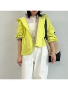 【ミラオーウェン/Mila Owen】の【セットアップ対応】【ウォッシャブル】撥水リサイクルナイロンフーディーブルゾン LIME[022]|ID: prp329100004511523 ipo3291000000031867741