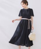 【クチュール ブローチ/Couture Brooch】のタックプリーツ配色ワンピース 人気、トレンドファッション・服の通販 founy(ファニー) ファッション Fashion レディースファッション WOMEN ワンピース Dress プリーツ Pleats ポケット Pocket リボン Ribbon thumbnail ネイビー|ID: prp329100004511526 ipo3291000000031867761