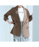 【アンデミュウ/Andemiu】のリネンライクテーラードジャケット 人気、トレンドファッション・服の通販 founy(ファニー) ファッション Fashion レディースファッション WOMEN アウター Coat Outerwear ジャケット Jackets テーラードジャケット Tailored Jackets おすすめ Recommend インナー Inner カーディガン Cardigan スラックス Slacks デニム Denim ノースリーブ No Sleeve ボトム Bottom エレガント 上品 Elegant 夏 Summer ビジネス 仕事 通勤 Business thumbnail ブラウン|ID: prp329100004511590 ipo3291000000031868273