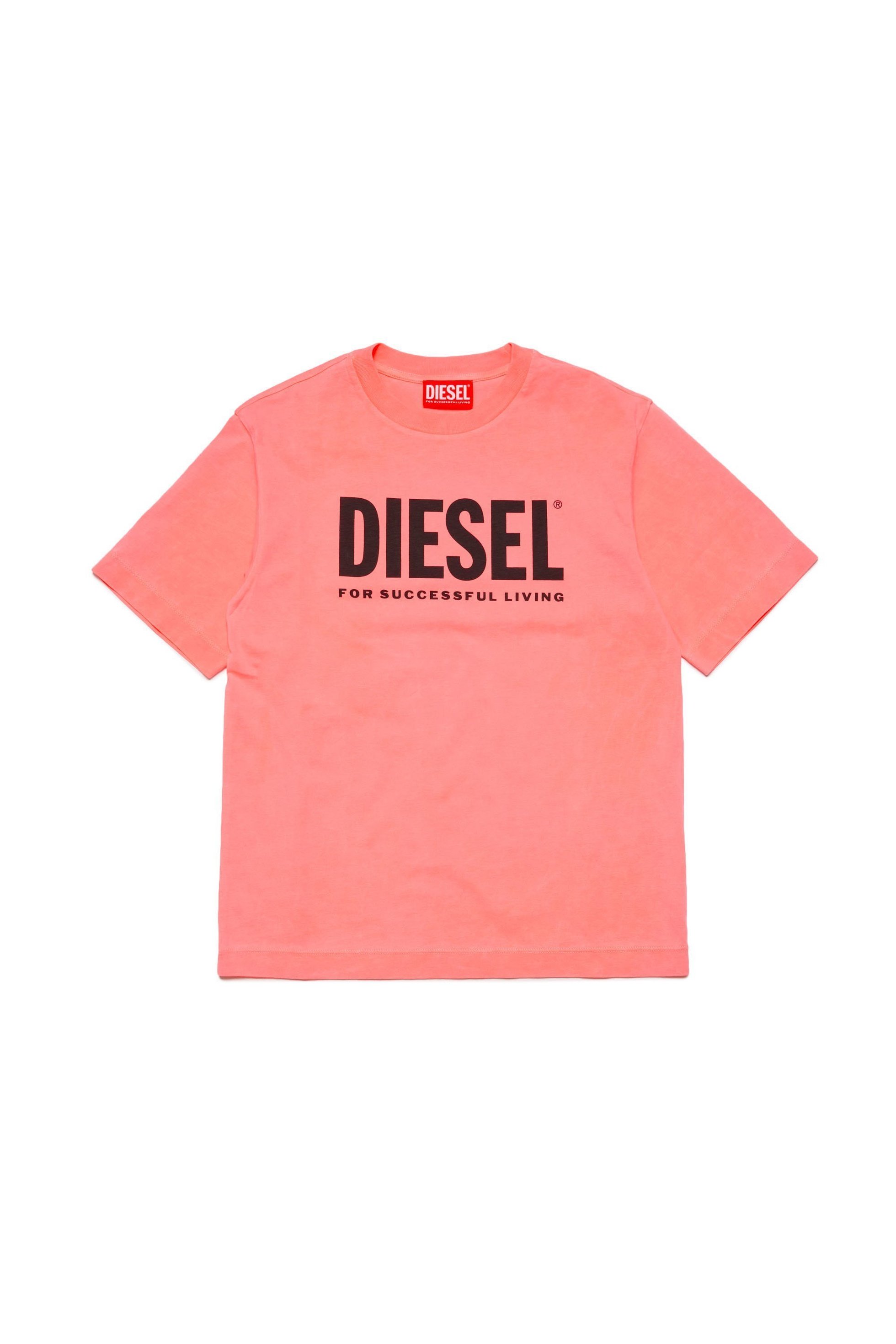 【ディーゼル/DIESEL / KIDS】のキッズ Tシャツ TNUCI OVER インテリア・キッズ・メンズ・レディースファッション・服の通販 founy(ファニー) 　ファッション　Fashion　キッズファッション　KIDS　ジャージー　Jersey　定番　Standard　ピンク|ID: prp329100004511778 ipo3291000000031869899