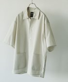 【アーバンリサーチ ドアーズ/URBAN RESEARCH DOORS / MEN】の『XLサイズ/WEB限定』『UR TECH DRYLUXE』SHORT-SLEEVE SHIRTS CHALK|ID: prp329100004511884 ipo3291000000032743240