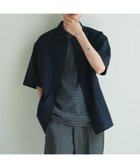 【アーバンリサーチ ドアーズ/URBAN RESEARCH DOORS / MEN】の『XLサイズ/WEB限定』『UR TECH DRYLUXE』SHORT-SLEEVE SHIRTS NAVY|ID: prp329100004511884 ipo3291000000032743247